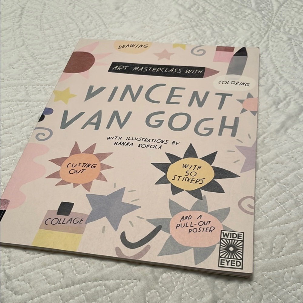 NWT Vincent Van Gogh Art Masterclass Book MAKING ART LIKE VAN GOGH